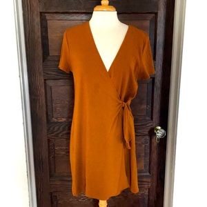 Shift cross tie dress